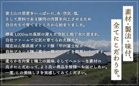 山中湖ハム自家製ソーセージ5種類の詰合せ（3ヵ月連続発送）※離島地域への発送不可※着日指定不可