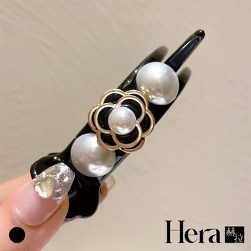 【Hera 赫拉】復古高級感山茶花珍珠抓夾 H113091208