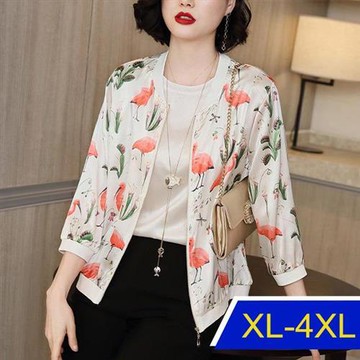 【韓國K.W.】狂野透膚換季防曬輕薄透氣外套(防曬外套 涼感外套 短外套 )