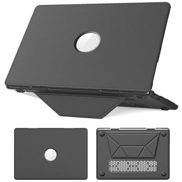 適用2025蘋果MacBook Pro14寸保護殼M2筆記本電腦M3皮革macpro16英寸air15/13配件13.6寸M1套2022款3外殼支架