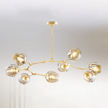 E27工業風半吸頂八燈 B102-13-61223