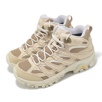 登山鞋 Moab 3 Mid WP 女鞋 防水鞋面 拿鐵色 沙色 中筒 越野 郊山 ML038790