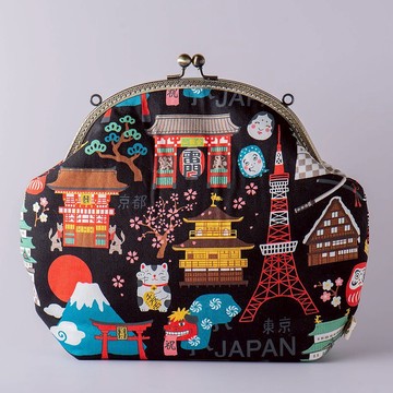 【這花色真的很日本】復古金屬口金包#包包#微幽默#斜揹包#日系