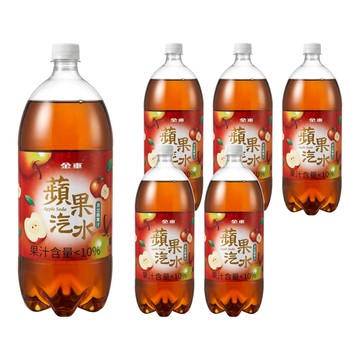 金車 蘋果汽水  2L  6瓶