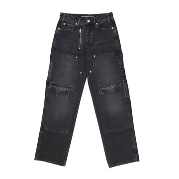 alexanderwang 拉鍊工裝褲
