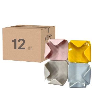 插頭掛勾 丙烯腈-丁二烯-苯乙烯共聚物材質 約長4.5x4.5x2.5cm 插頭收納 4入  混合顏色  1袋