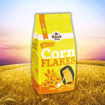 【德國寶客BauckHof】無麩質經典玉米脆片 Vegan 325g/包