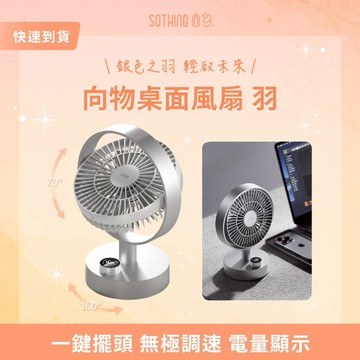 ［快速出貨］【SOTHING向物】向物｜桌面風扇 - 羽 數顯搖頭版 生日禮物 交換禮物 情人節禮物 男友禮物 女友禮物 閨蜜禮物 抽獎 禮盒 天蠍座 射手座 摩羯座 辦公室小物