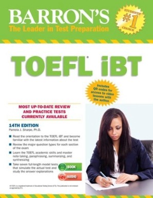 Barron’s TOEFL IBT Internet-Based Test 14th Edition with Audio CDs[二手書_普通]