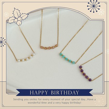 【MIESTILO】秘密盼望｜白鋼項鍊精緻禮盒組