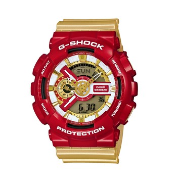 クロックに対する酷炫前衛款防震運動雙顯男表十天預購+現貨