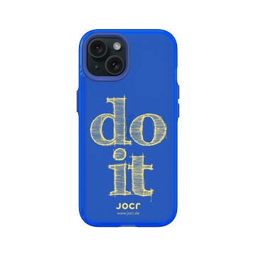 iPhone 15 Clear 激光藍 - JOCR - do it Yellow