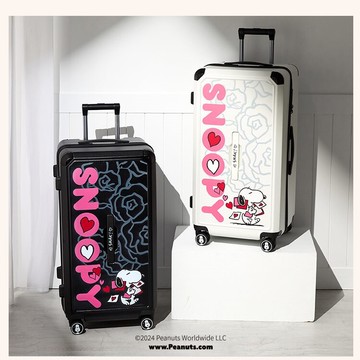 【SNOOPY 史努比】28吋LOVE款行李箱-兩色可選_廠商直送