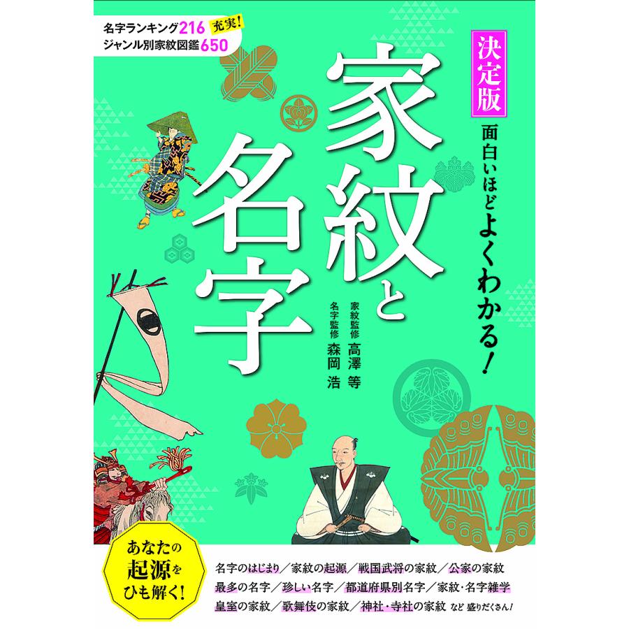 決定版面白いほどよくわかる 家紋と名字