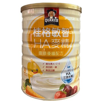 桂格 敏智HA麥精 棗精優纖配方700g【悅兒園婦幼生活館】
