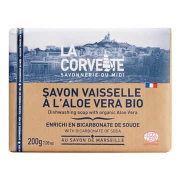 LA CORVETTE 法釩馬賽莊園 馬賽洗碗皂 蘆薈護手配方 200g  1個