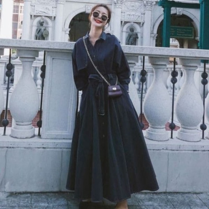 スプリングコート レディース トレンチコート 10代 代 30代 春コート 春アウター ロングコート ピーコート ジャケット秋 冬 ワンピース 4273 通販 Lineポイント最大0 5 Get Lineショッピング