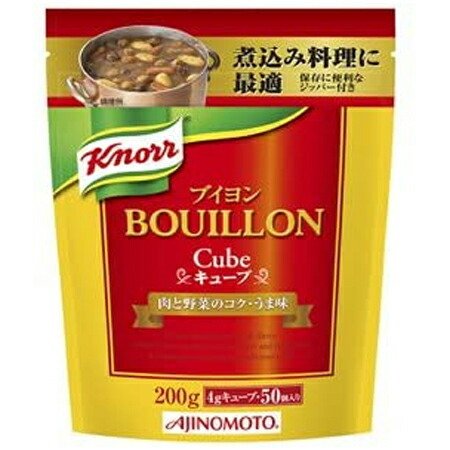 AJINOMOTO　味の素　クノ−ルブイヨンキュ−ブ　200g×24袋