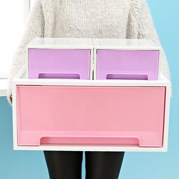 大號收納箱塑料加厚抽屜式收納箱衣柜衣服儲物柜兒童玩具整理箱