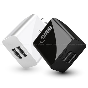 HANG C14 雙USB雙孔2.1A快速充電器 手機平板變壓器 商檢認證 USB電源供應器