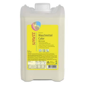 德國 Sonett 律動天然清潔 薄荷檸檬洗衣精 5L 薄荷 檸檬 彩色 洗衣精 溫和 清潔現貨 ｜滿額領券最高現折$200⚡保養 美妝 品牌香氛 【心心哈德】