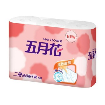 ✨10倍蝦幣📦廠商直送 五月花兩層小捲筒270張6捲*16袋 衛生紙 捲筒衛生紙 全台免運 離島除外 #丹丹批