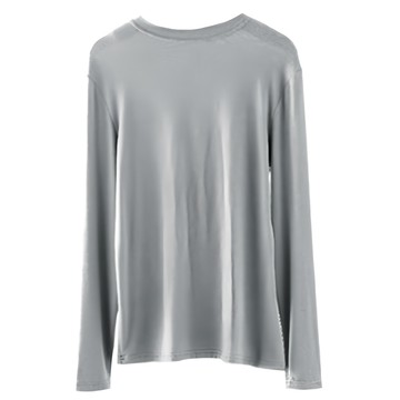 輕奢甜美圓領羊絨蛋白內搭  均碼  煙灰