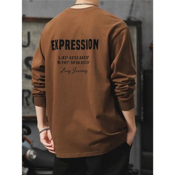 初秋圓領打底衫大碼休閑長袖t恤