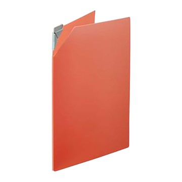 KING JIM NANAMEKURI 三角扣L型文件夾/580T-OG/橘