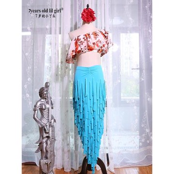 肚皮舞流蘇開衩裙2023春夏新款大師款波西米亞個性多色可選BL227