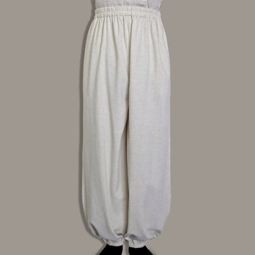 古典美 全鬆緊帶縮口褲【53207】棉麻/亞麻/中國風/漢服/茶禪服