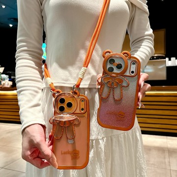 斜跨長掛繩 背帶手機殼 適用 蘋果 iPhone 17 16 15 11 12 13 14 pro max 防摔殼