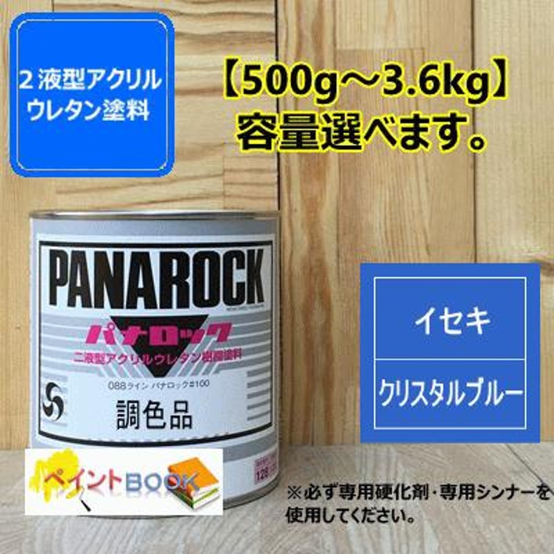 イセキ クリスタルブルー】パナロック 2液型ウレタン塗料 建設機械 補修 ロックペイント | LINEブランドカタログ