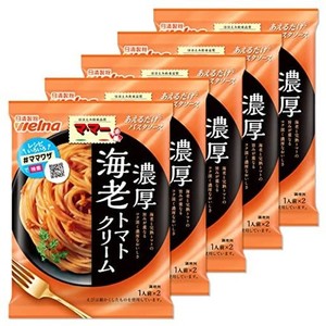 マ・マー あえるだけパスタソース海老トマトクリーム 160G×5袋