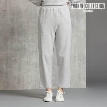 YVONNE 以旺傢飾 雙色提花長褲-寧靜灰（M/L）