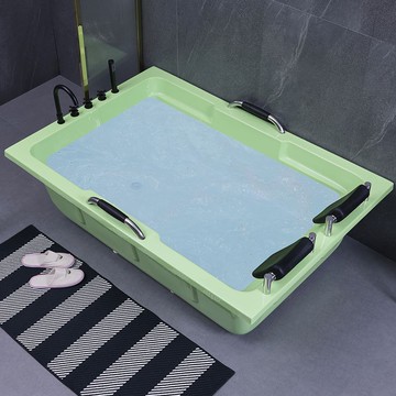 優樂悅~雙人彩色加厚洗澡高檔全身獨立式亞克力雙層保溫浴缸浴盆