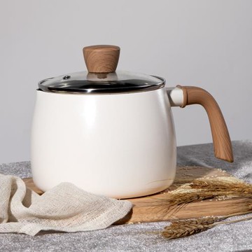 手持奶杯鍋輔食不粘鍋泡面鍋咖啡壺復合底電磁爐燃氣通用