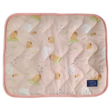 Dogfeet 極致涼感墊 尼龍 聚酯纖維  50 x 40cm  水豚粉  1個