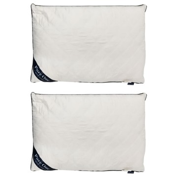 七星級飯店菱格紋羽絲絨枕  42 x 75 x 15cm  2顆  White