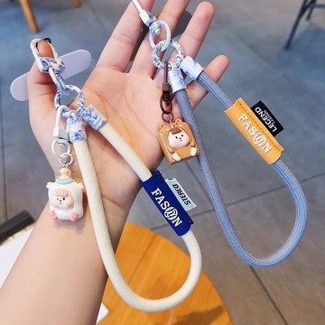 🔥臺灣出🔥掛繩短款手繩手腕ins掛鏈簡約吊繩男女戶外編織夾片結實通用