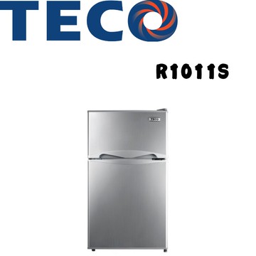 【TECO 東元】R1011S  101公升一級能效小鮮綠雙門冰箱 (純運送)