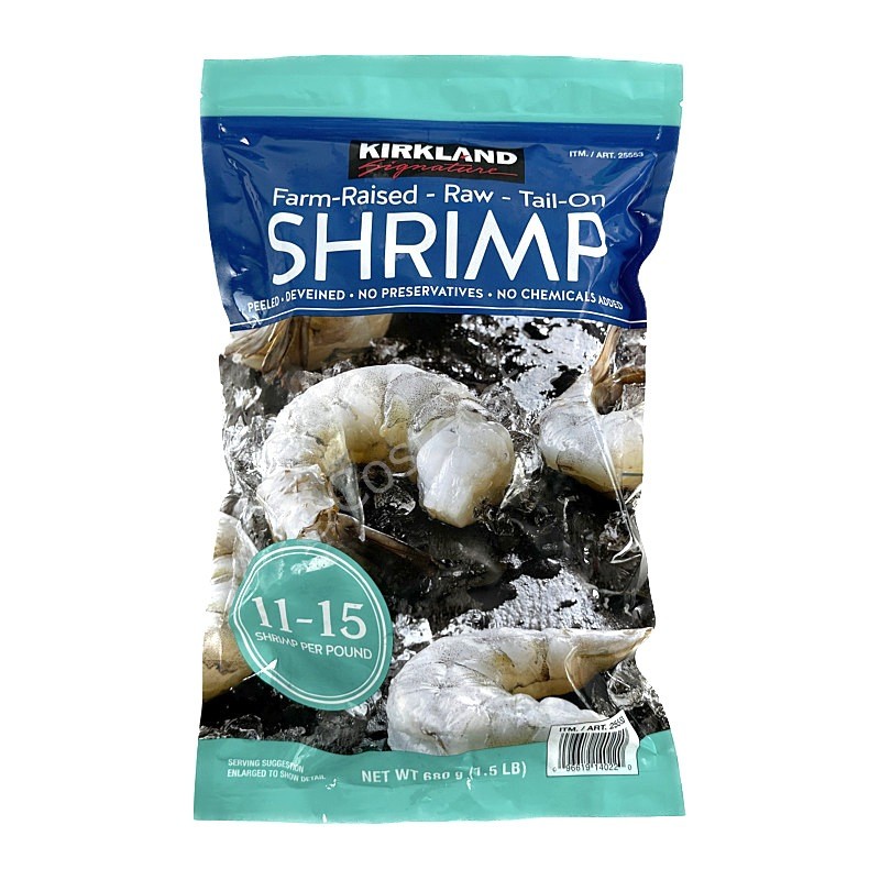 11-15　カークランド　KS　680g　11-15　冷凍生エビ　尾付き　Shrimp　Raw　Tail-on　LINEショッピング