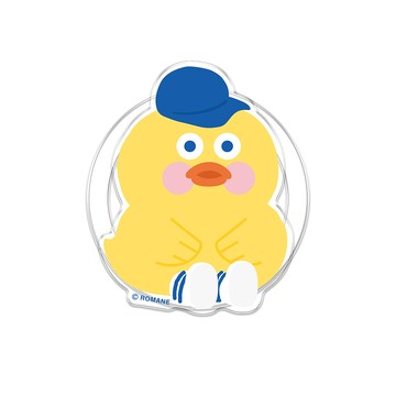 【正版授權】早午餐兄弟小黃鴨思索MagSafe氣囊支架