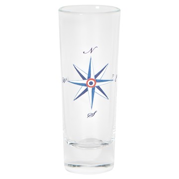 Now Designs 晶透烈酒杯 指南針  60ml  1個