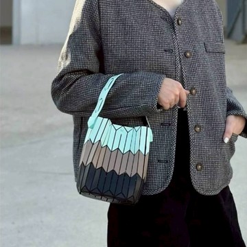 菱格包包 菜籃子 民族風 水桶包 手提包 女生包包 肩背包 手提包 日系包 韓系包 百搭女包 名牌包包 流行包包 414