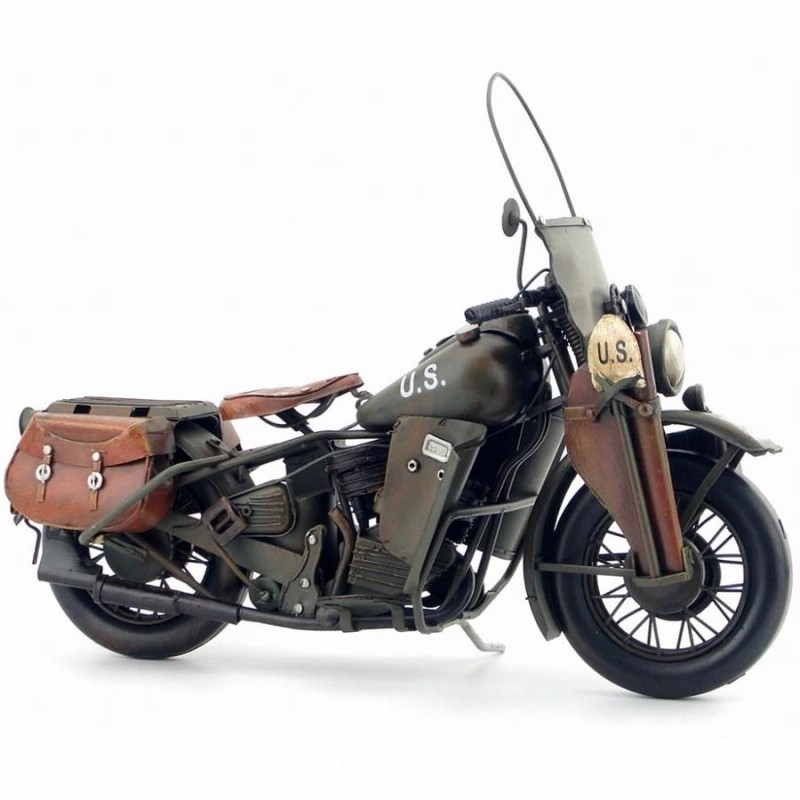 アンティーク モーターサイクル トイ ブリキ モーターサイクル バイク レッド ハーレー コレクション