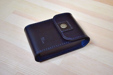 真皮 植鞣皮 手作香煙盒 名片盒 塔羅牌盒 可客製 免費打印英文字