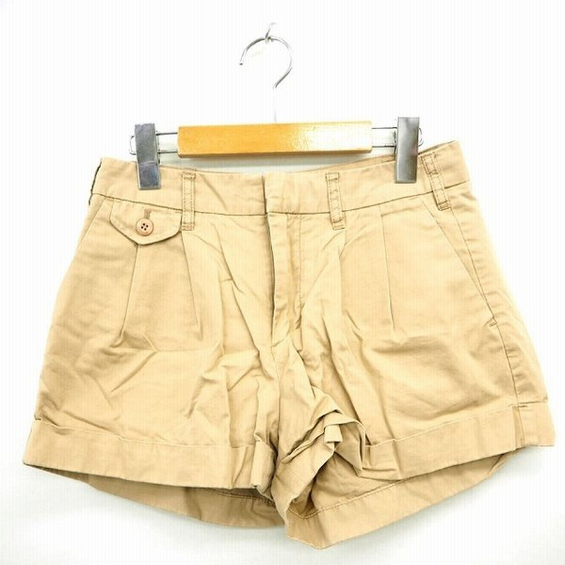 中古 マウジー Moussy パンツ ボトムス ショート ショーパン 無地 シンプル ミニ 1 ベージュ 薄茶 Mt7 レディース ベクトル 古着 通販 Lineポイント最大0 5 Get Lineショッピング