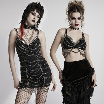 瑪查女神金屬鍊條護符連身裙 / 兩件式 / 多種穿法