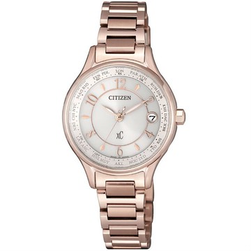 CITIZEN 星辰 EC1162-59A xC系列 Eco-Drive Hebe廣告款櫻花粉優雅光動能腕錶 /28mm